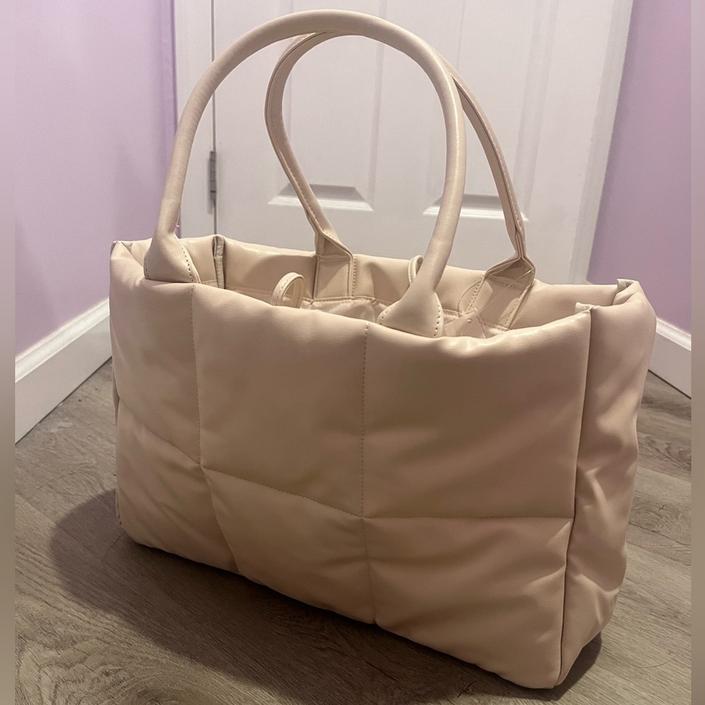 Cream tote bag ulta beauty